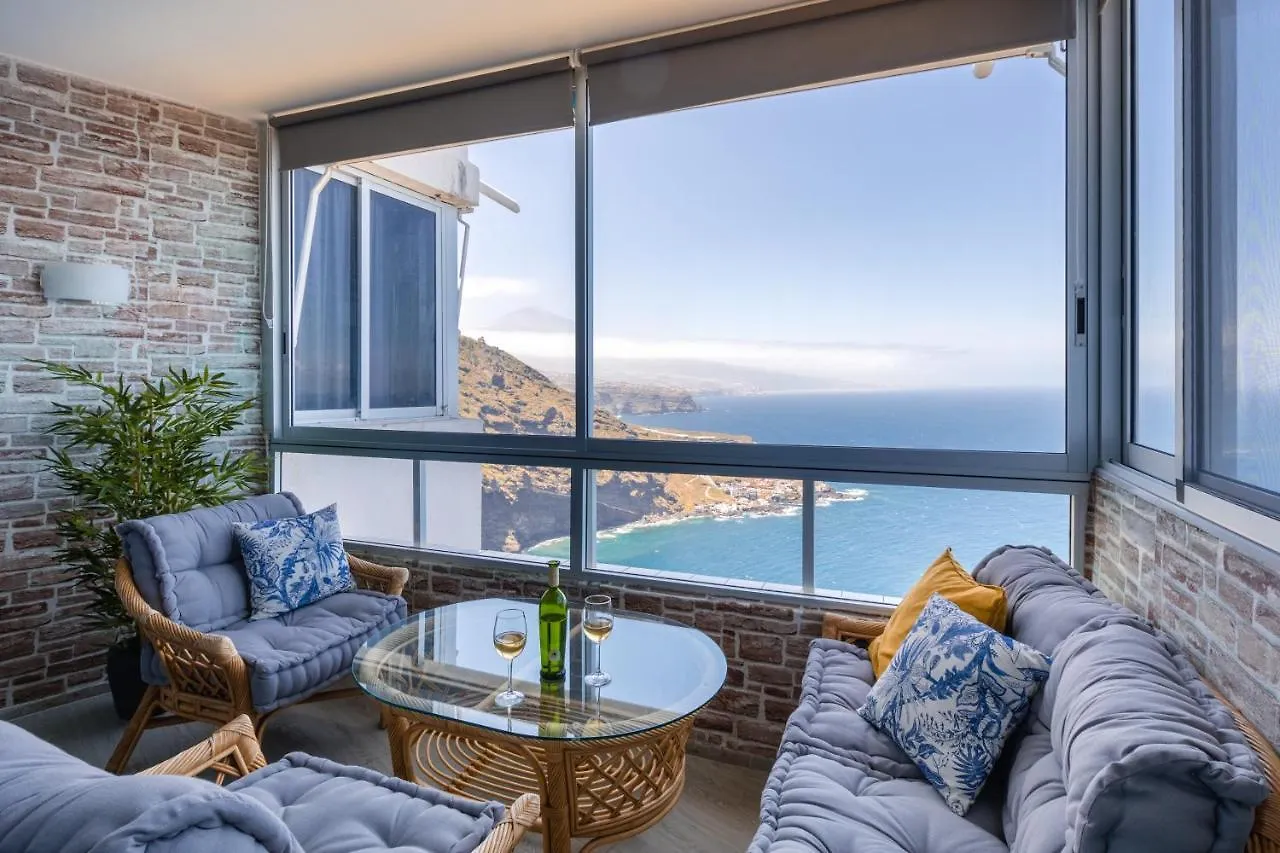 Appartamento Blue Dream: Panoramic View On Heights Over The Sea La Matanza De Acentejo Spagna
