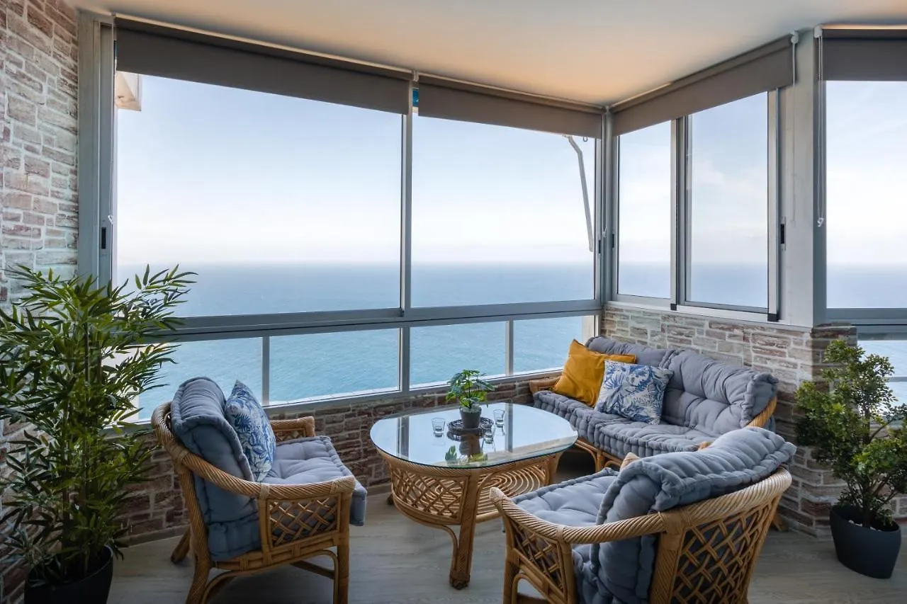 Blue Dream: Panoramic View On Heights Over The Sea La Matanza De Acentejo Appartamento